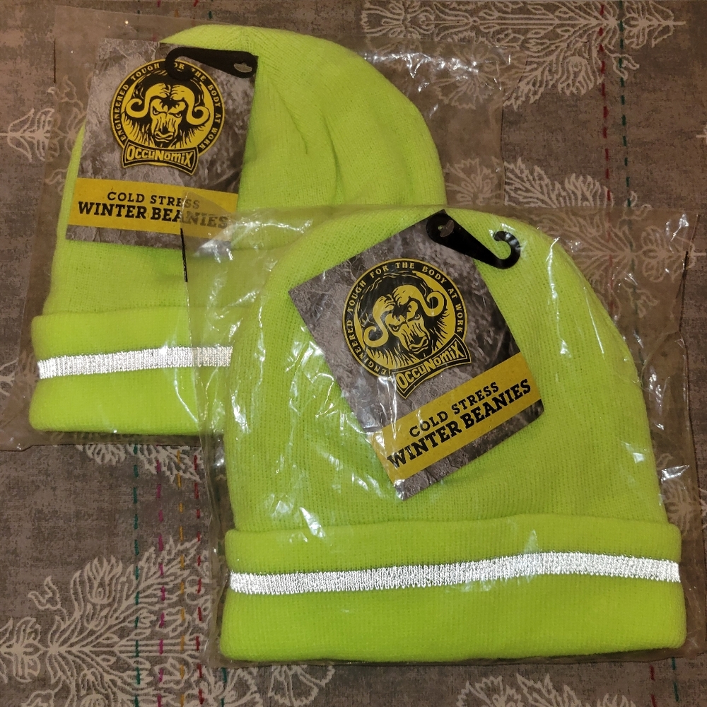 NIP | Set of 2 OccuNomix Cold Stress Winter Beanies | OSFM